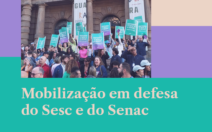 População mostra descontentamento com possibilidade de corte de verbas do Sesc e Senac