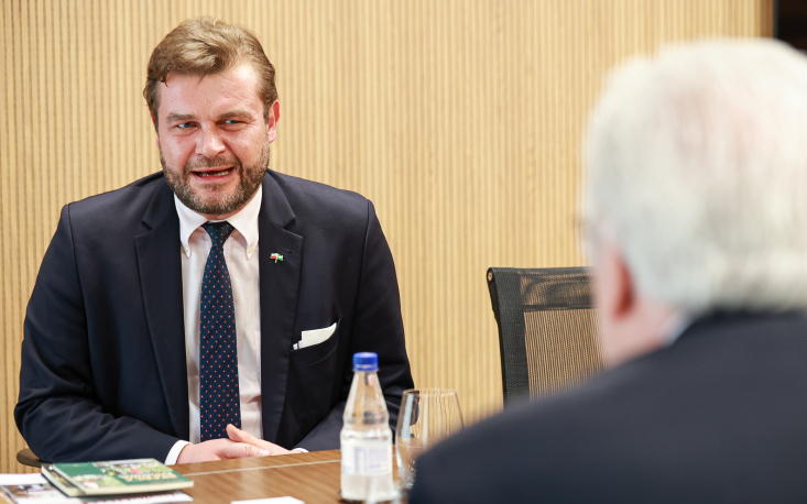 Wojciech Baczyński compareceu à sede da Entidade para debater cenário da diplomacia comercial