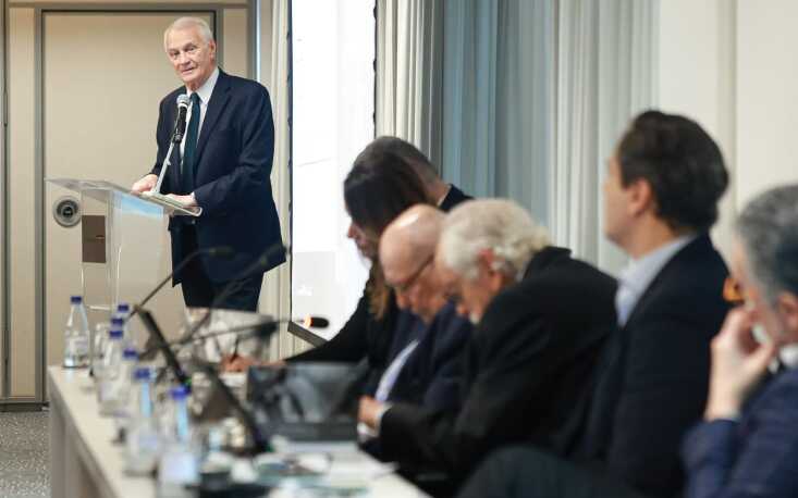 Ivo Dall'Acqua Júnior, presidente em exercício da FecomercioSP na abertura da reunião (Imagem: Edilson Dias)